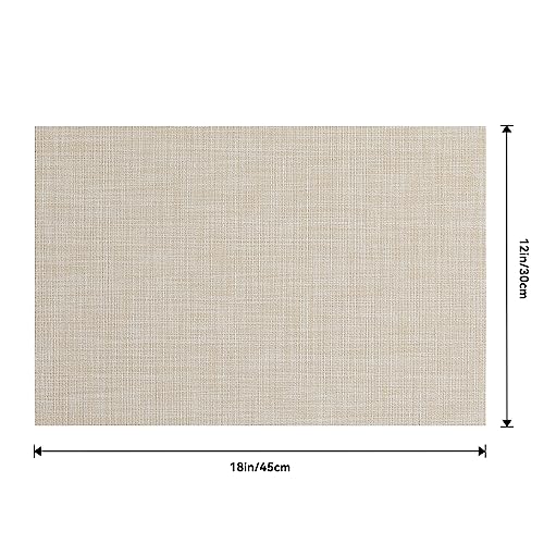 Beige Placemats Set of 4 (4 Count)