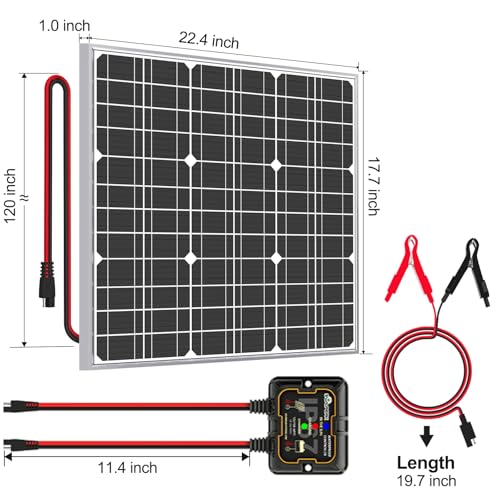 Solar Panel Kit 50W 12V
