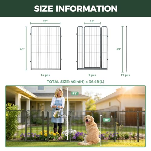 No Dig Garden Fence
