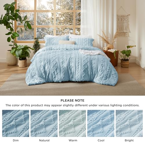 Tufted Boho Comforter Set Twin Size
