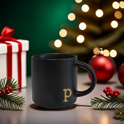 Black Ceramic Coffee Mug (15 Count)
