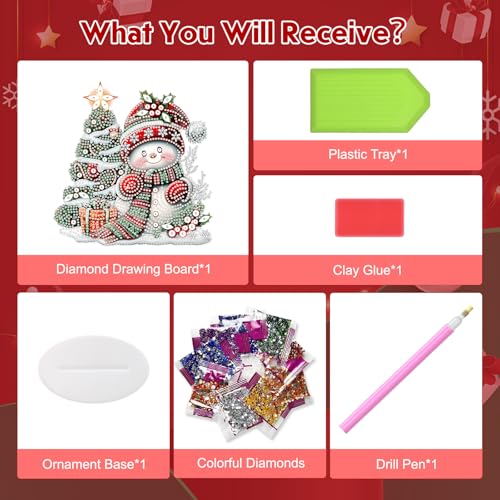 Christmas Diamond Art Tabletop Kits
