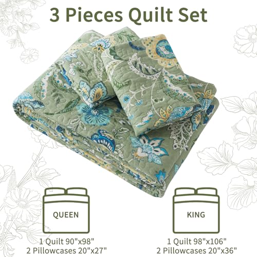 Farmhouse Queen Quilt Bedding Set