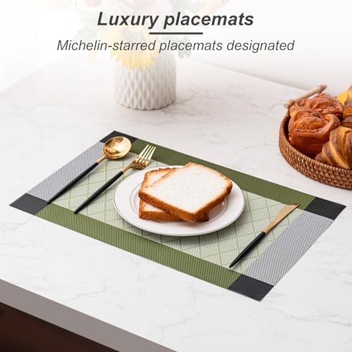 Placemats Set of 6 Washable Indoor (6 Count)