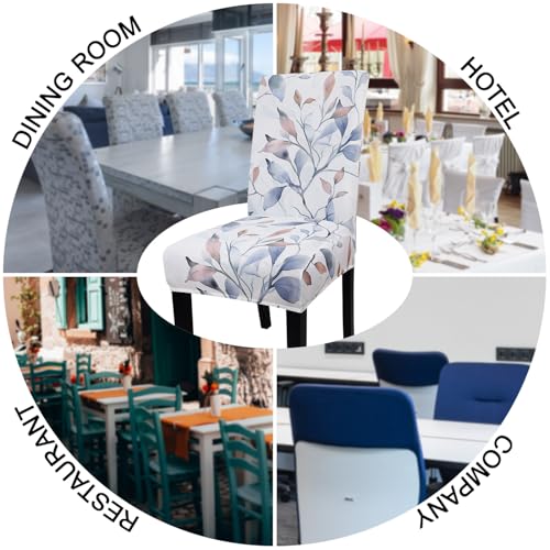 Pattern Chair Covers for Dining Room Set of 4
