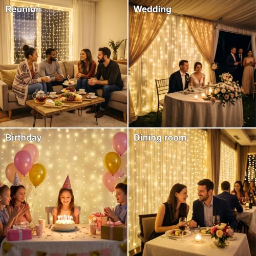 300LED Fairy Curtain Lights