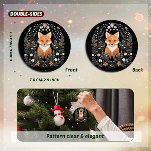 Fox Ornament Fox Gifts for Women Girls Men