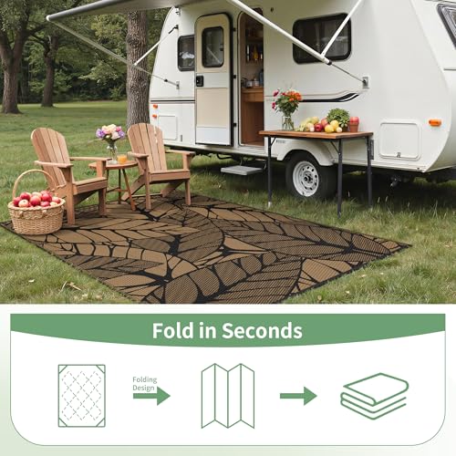 Outdoor Rug Waterproof Plastic Rugs for Patio (54 Sq Ft)
