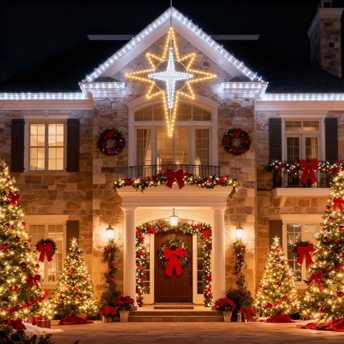 28" Christmas Bethlehem Star Outdoor Light Decor