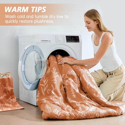 Burnt Orange Full Comforter Set