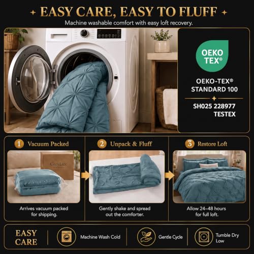 Full Size Comforter Sets Mineral Blue