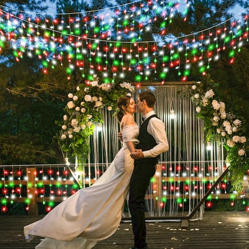 132ft Icicle Lights for Outside