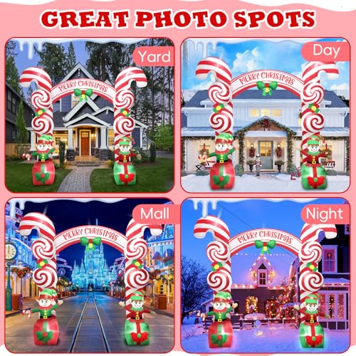 9FT Christmas Inflatable Archway