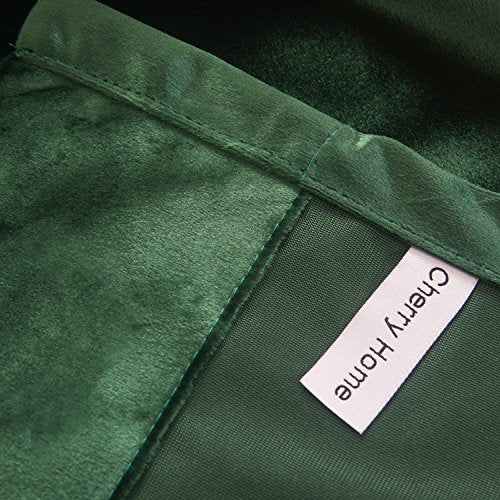 Super Soft Signature Velvet Curtains Set of 2 Dark