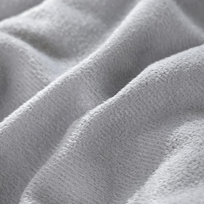 Smoofy Fluffy Full Size Comforter Set, Faux Fur Comforter Set, Luxury Fuzzy Bedding Set, Soft Shaggy Full Bed Set for All Season, 3 Pieces - 1 Comforter & 2 Pillowcases, Grey