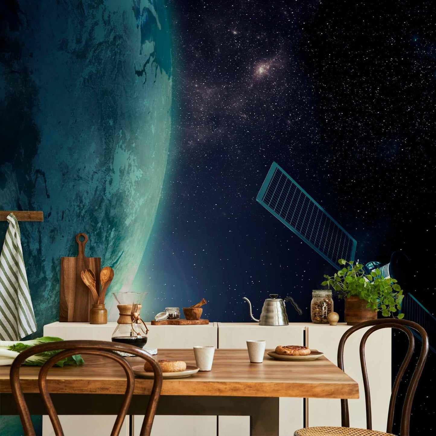 artgeist Premium Wall Mural Cosmos Galaxy 197x138 in - Non-Woven Wallpaper Fleece Wall Decor Photo Print Picture Image Design Home n-B-0007-a-c