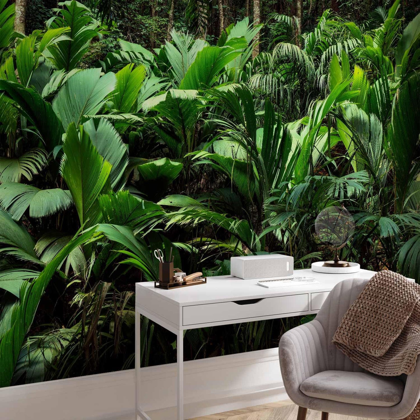 artgeist Wall Mural Nature 118x83 in - XXL Non-Woven Wallpaper Fleece Wall Decor Photo Print Picture Image Design Botanical Plants Jungle Leaves b-B-0594-a-a