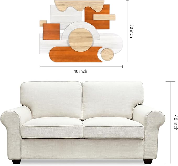 Empire Art Direct Cinnamon Dreamscape I & II Hand Made & Hand Finished Dimensional Solid Wood Abstracts