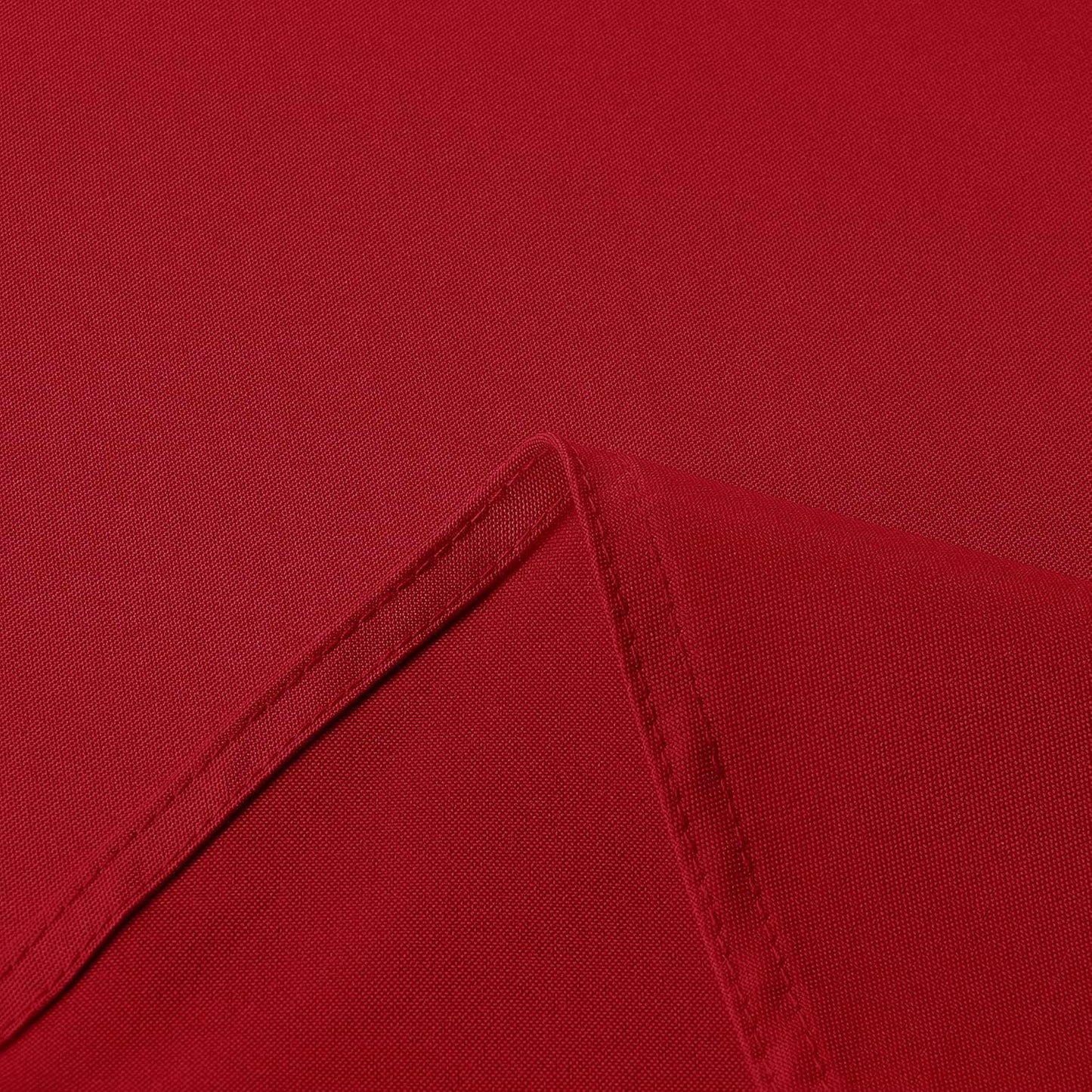 sancua Square Tablecloth - 60 x 60 Inch - Water Resistant Spill Proof Washable Polyester Table Cloth, Decorative Fabric Table Cover for Dining Tables, Buffet Parties, Christmas Red