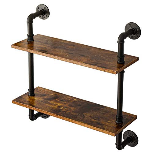 Featured image for 2 Tiers Industrial Pipe Shelves Review: Worth It?