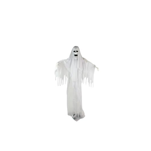 6.0-Ft. Life-Size Talking Ghost Halloween Animatronic (72" Standing Ghost)