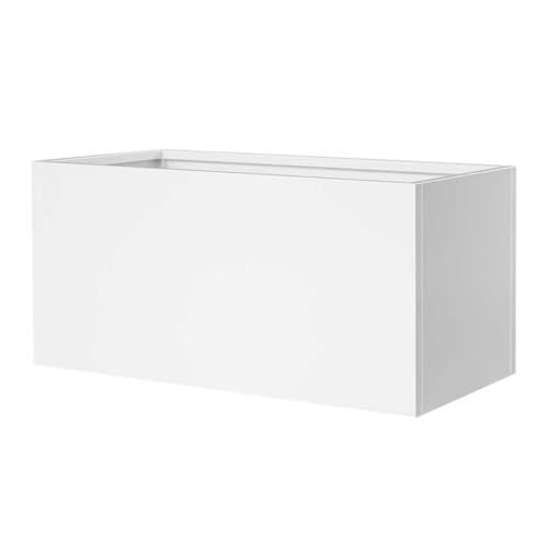 Metal Rectangular Planter 36" L x 12" W x 16" H