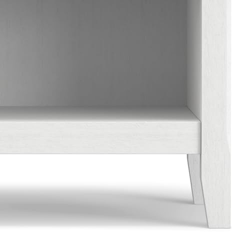 Amherst 24" Wide Solid Wood Bedside Table in White