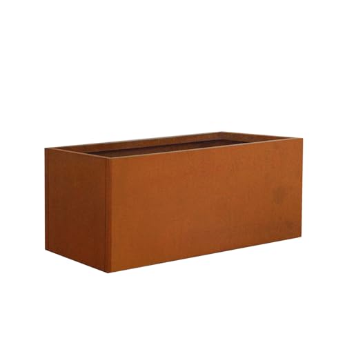 Corten Steel Planter Box 24" L x 12" W x 12" H