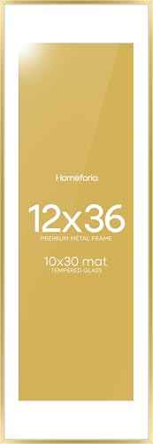 12x36 Gold Picture Frame (3 Count)