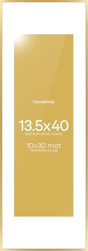 13.5x40 Gold Picture Frame (3 Count)