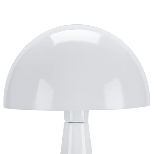 Home 16" White Metal Mushroom Table Lamp