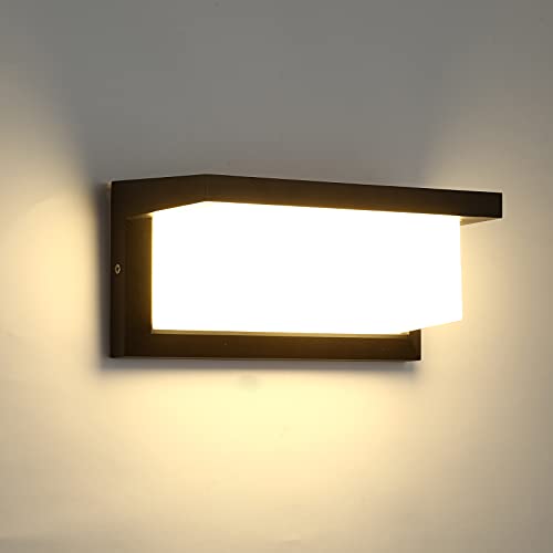 Outdoor Porch Wall Light Modern LED wall Sconces 18W 3000K Wall Mounted wall lamp Aluminum wall Lights fixtures Suitable for Garage