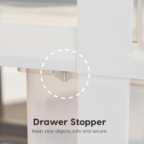 6 Drawer Rolling Storage Cart