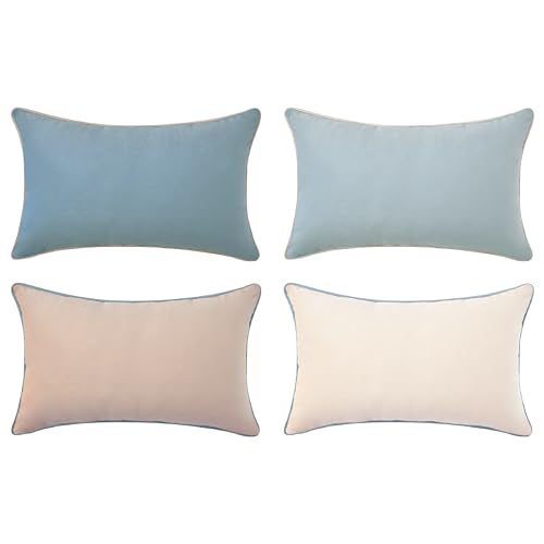 Decorative Throw Pillow Covers Cushion Cases (4 Count)
