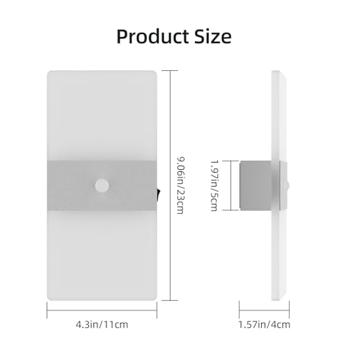 2 Pack Motion Sensor Wall Lights (2 Count)