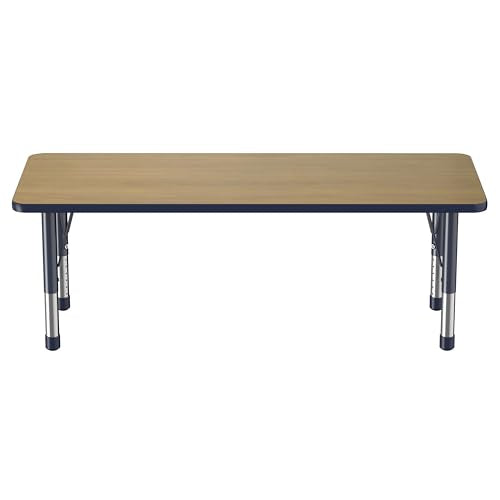 FDP 24" x 60" Rectangle Table with Chunky Legs