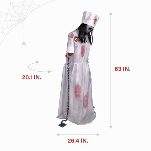 Life Size 5.2 (63" Convulsing Nurse)