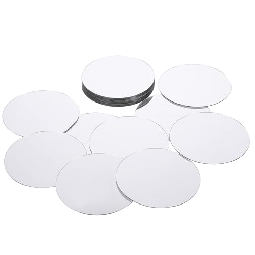 20pcs Mini Acrylic Round Mirror Tiles (20 Count)