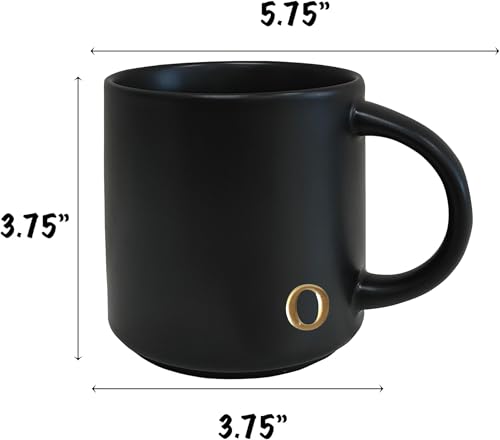 Black Ceramic Coffee Mug (15 Count)
