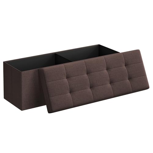 43.3 Inches Folding Storage Ottoman Bench