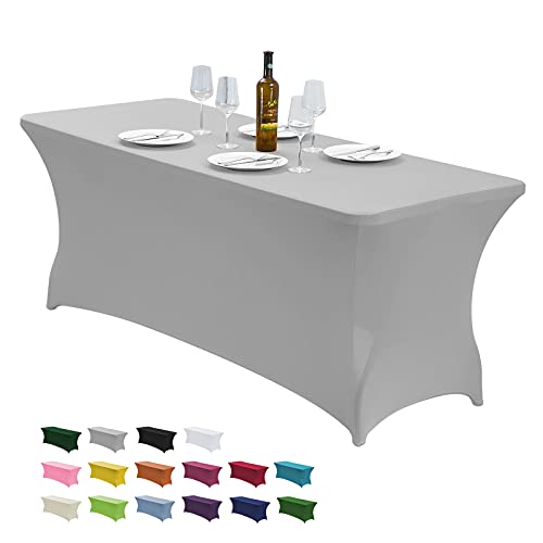 8FT Stretch Spandex Fitted Tablecloth