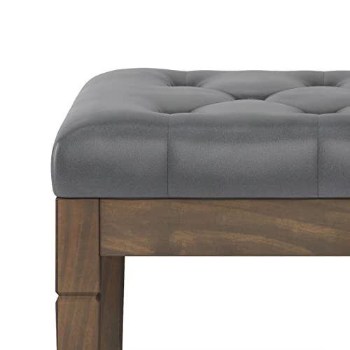 Dahlia 18" x 46" Solid Wood Outdoor Indoor Bench in Taupe