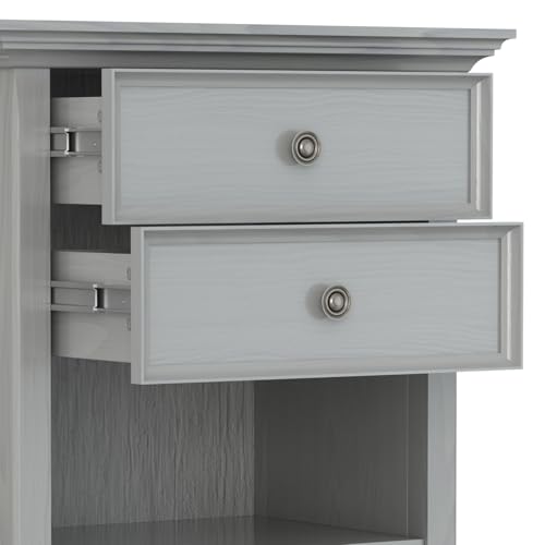Amherst 24" Bedside Table in Rustic Natural Aged Brown