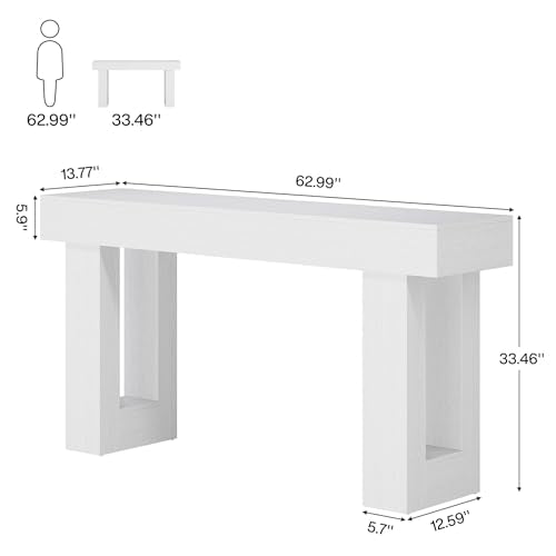 63 Inch Long Console Table