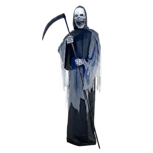 9FT Animated Grim Reaper Halloween Decoration (9ft Grim Reper)