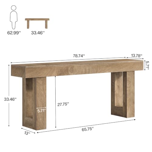 78.74 Inch Extra Long Console Table