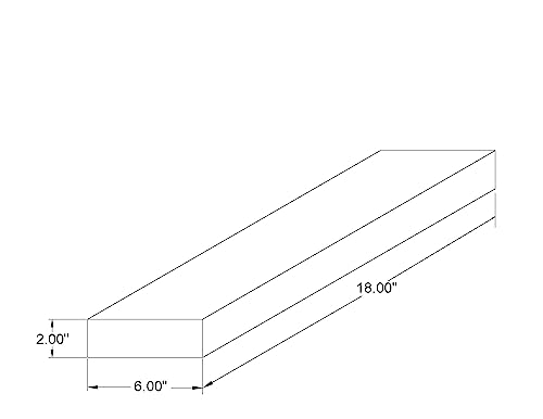 x2 18 Inch Wooden Floating Shelves for Wall (2 Count)