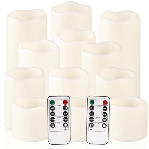 Flameless Battery Operated Outdoor Waterproof Set of 12 (12 Count)