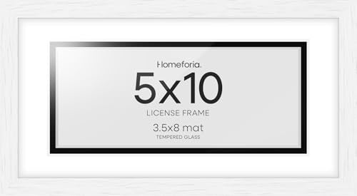 5x10 Black Oak License Frame (3 Count)