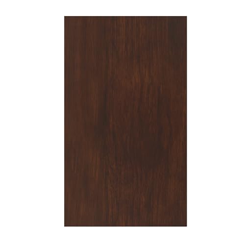 Warm Shaker 14" Wide Solid Wood End Table in Russet Brown